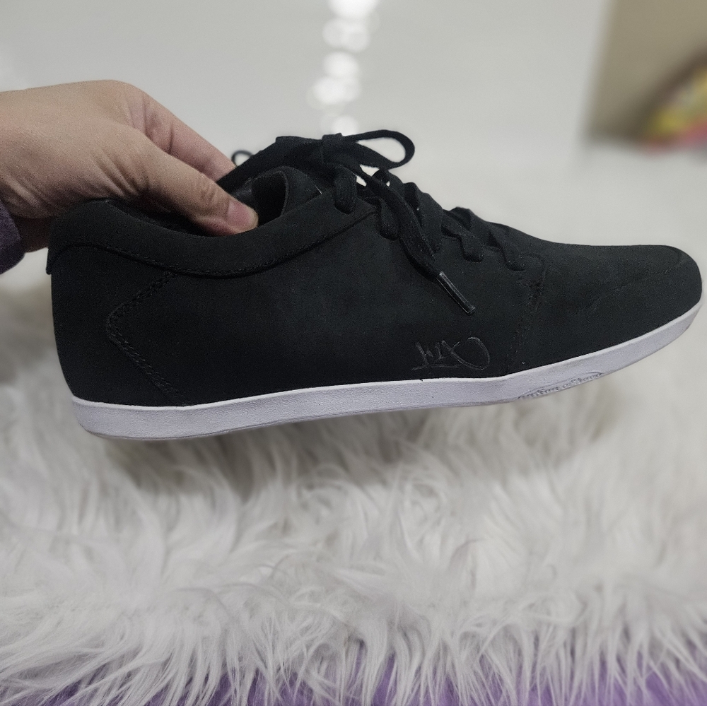 K1X KIX Shoes Ip Leather black white  Sz 10.5